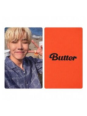 BTS BUTTER: PEACHES VERSION J-HOPE PHOTO CARD - BRAND NEW